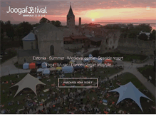 Tablet Screenshot of joogafestival.ee